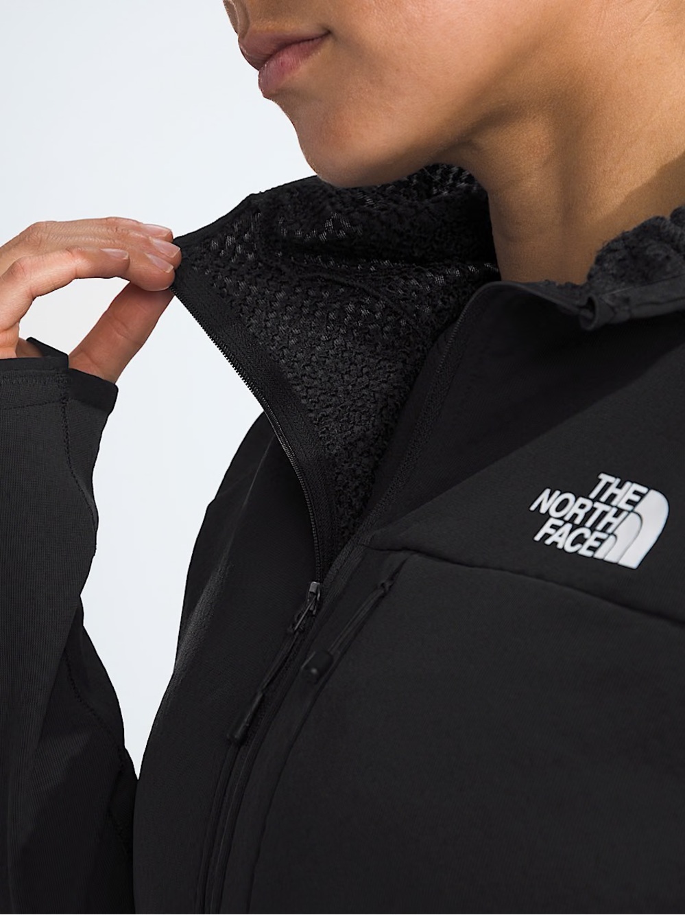 NWT The North Face Summit Series FUTUREFLEECE Full Zip Hoodie Women XL Black - Picture 3 of 13